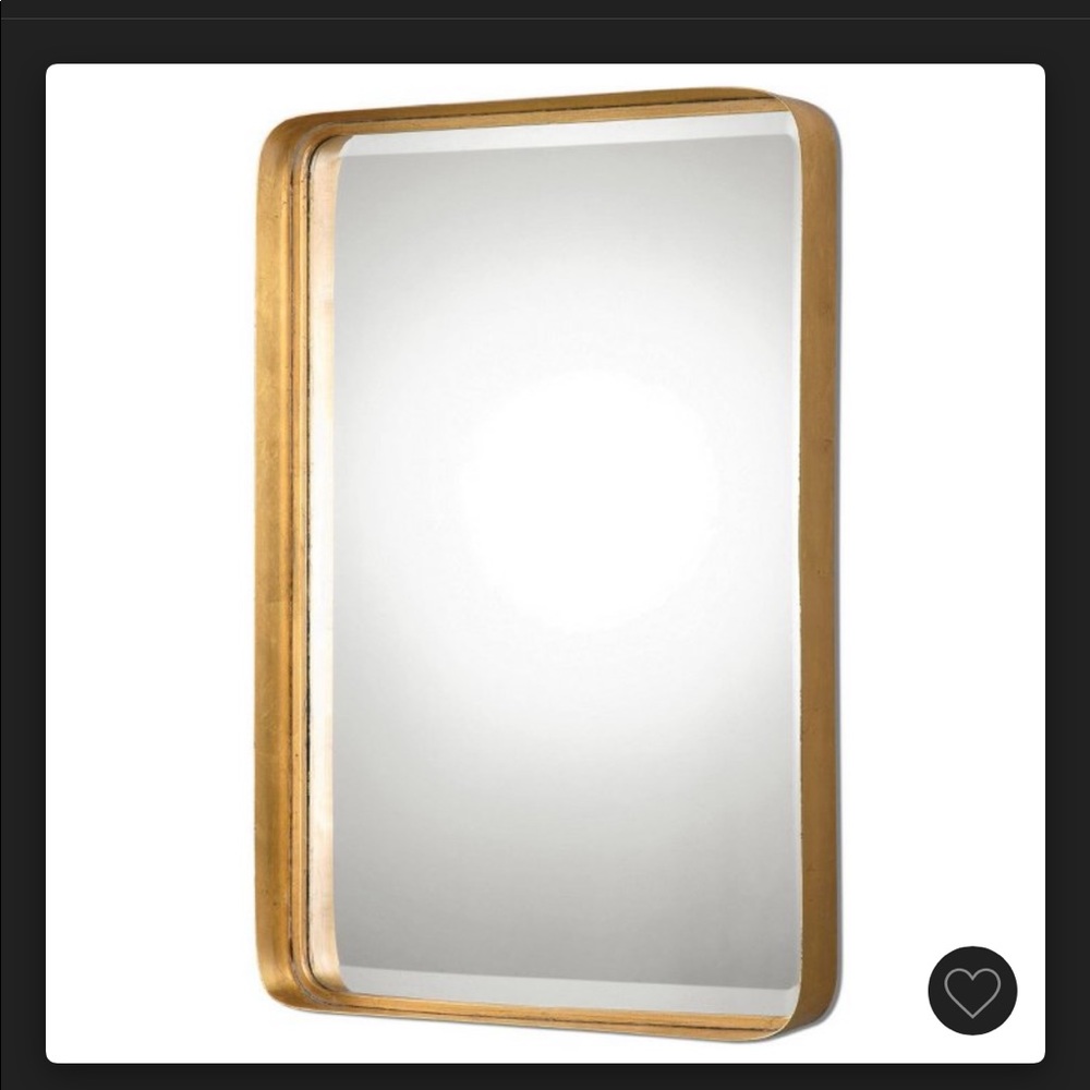 Gold mirror